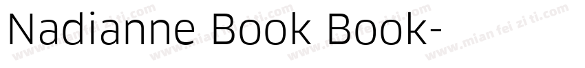 Nadianne Book Book字体转换